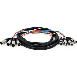 XLR MALE TO XLR FEMALE SNAKE CABLE 10FT