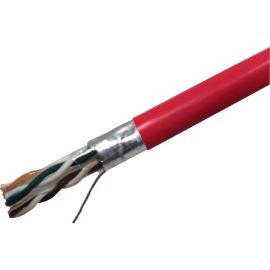 1000FT RED CAT6 550MHZ STRANDED STP CABL