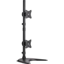 Tripp Lite by Eaton Dual Vertical Flat-Screen Desk Mount Monitor Stand Clamp Swivel Tilt 15