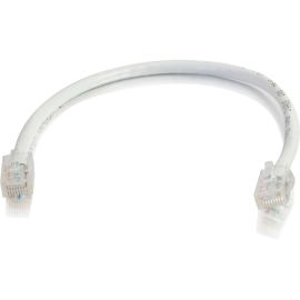 6IN CAT6 NONBOOTED UTP CABLE-WHT