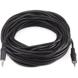 STEREO PLUG/PLUG M/M 3.5MM CABLE - BLK