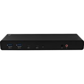 V7 Dual Universal Docking Station with USB-C Power Delivery