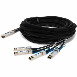 AddOn Cisco Compatible TAA Compliant 40GBase-CU QSFP+ to 4xSFP+ Direct Attach Cable (Active Twinax, 1m)