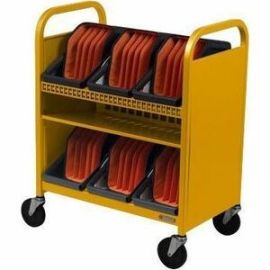 Bretford CUBE Transport Cart with Caddies - TVCT30CAD