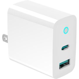 4XEM 45W GAN Charger 2 port USB-C + USB-A - White