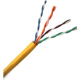 1000FT YELLOW CAT5E STRANDED UTP CABLE