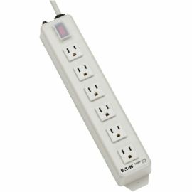 Tripp Lite by Eaton Power It! 6-Outlet Power Strip 15 ft. (4.57 m) Cord 5-15P Metal Housing