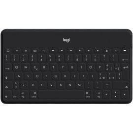 Keys-To-Go Super-Slim and Super-Light Bluetooth Keyboard for iPhone, iPad, and Apple TV - Black