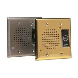 FLUSH MOUNT DOOR PLATE SPKR, BRASS