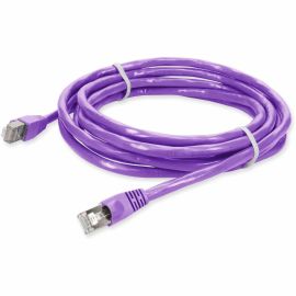 1FT RJ-45 M/M CAT6 VIOLET CU PATCH CBL