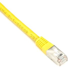 Black Box CAT5e 100-MHz Stranded Patch Cable Slim Molded Boot - F/UTP, CM PVC, Yellow, 6FT