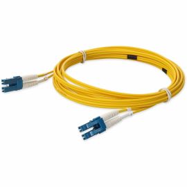 15M LC M/M YELLOW OS2 DUPLEX LSZH FIBER PATCH CABLE