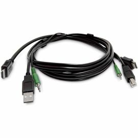 10 FT KVM USB HDMI CABLE WITH AUDIO