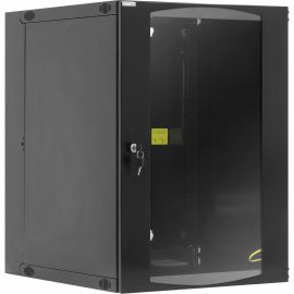 INTELLINET 15U DOUBLE-SECTIONED 19IN WALLMOUNT CABINET, FULLY ASSEMBLED, TEMPERE