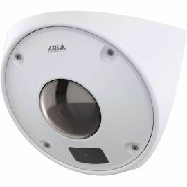 LA AXIS Q9227-SLV WHITE ROBUST WHITE STEEL CORNER-MOUNT CAMERA