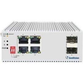 4 POE+ 10/100/1000 BASET X 2GIGABIT SPF PORTS INDUSTRIAL GRADE