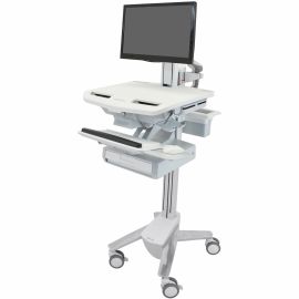 Ergotron StyleView Telepresence Cart, Dual Monitor