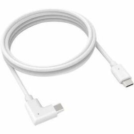 6FT CHARGE & DATA USB-C TO USB-C 90-DEGREE CABLE RIGHT ANGLE WHITE
