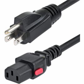15FT COMPUTER POWER CORD TAA NEMA 5-15P TO LOCKING C13 125V 10A