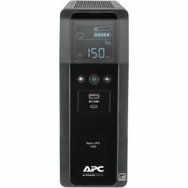 APC by Schneider Electric Back-UPS Pro BN 1500VA, 10 Outlets, 2 USB Charging Ports, AVR, LCD Interface