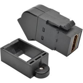 Tripp Lite by Eaton HDMI All-in-One Keystone/Panel Mount Angled Coupler (F/F) Black