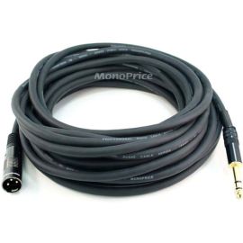 XLR M TO 1/4INCH TRS M CABLE 50FT