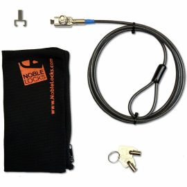 Noble TZ04T Compact Wedge Lock with Barrel Key for Dell Latitude Laptops