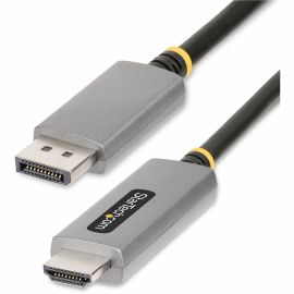 StarTech.com 6ft (2m) DisplayPort to HDMI Adapter Cable, 8K 60Hz, 4K 144Hz, HDR10, DP 1.4 to HDMI 2.1 Active Video Converter