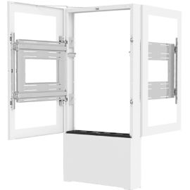 Chief Impact Floor Mounted Back-to-Back Kiosk, Portrait 55