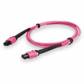 ADDON 1M MPO/UPC TO MPO/UPC MAGENTA OM4 OFNP (PLENUM-RATED) 12-STRAND FIBER PATC