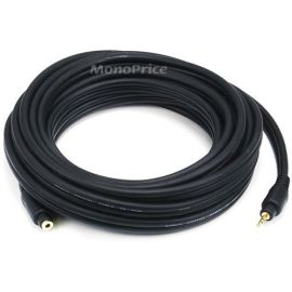 STEREO M TO STEREO F  EXT CABLE 20FT-BLK