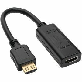 Tripp Lite by Eaton HDMI Signal Booster / Extender Cable 1920 x 1200 (1080p) 60Hz Up to 125 ft. (38 m) (HDMI M/F) 1 ft TAA