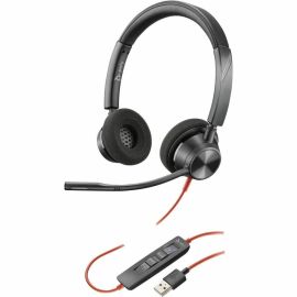 POLY BLACKWIRE 3320 MICROSOFT TEAMS CERTIFIED USB-A HEADSET TAA-U