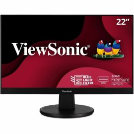 ViewSonic VA2247-MH 22 Inch Full HD 1080p Monitor with Ultra-Thin Bezel, AMD FreeSync, 100 Hz, Eye Care, HDMI, VGA Inputs for Home and Office