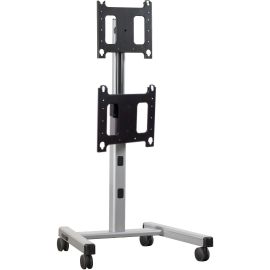 Chief P-Series Dual Vertical Display Accessory - For Mobile Cart - Black