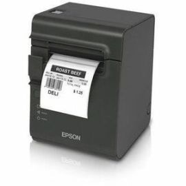 Epson TM-L90 Plus Direct Thermal Printer - Monochrome - Label/Receipt Print - Fast Ethernet - USB - Bluetooth - Dark Gray