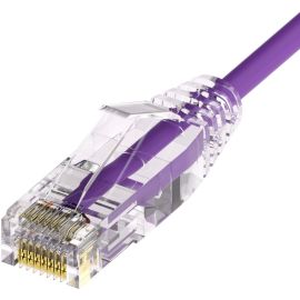 UNC CAT6A SLIM PATCH CABLE 04 FT PURPLE