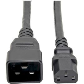 Eaton Tripp Lite Series Splitter Cable, Heavy-Duty, C20 to 2x C13 - 15A, 100-250V, 14 AWG, 2 ft. (0.61 m), Black