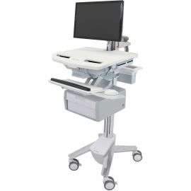 Ergotron StyleView Cart with LCD Arm, 1 Tall Drawer (1x1)