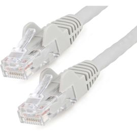 StarTech.com 4.6m(15ft) CAT6 Ethernet Cable, LSZH (Low Smoke Zero Halogen) 10 GbE Snagless 100W PoE UTP RJ45 Gray Network Patch Cord, ETL