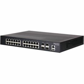 24 X GE + 4 X 10G SFP+ PORTS L2+ SWITCH FAN-LESS DESIGN