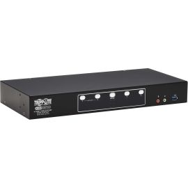 Tripp Lite by Eaton 4-Port DisplayPort Dual-Display KVM Switch - 4K 60 Hz USB 3.2 Gen 1 HDCP 2.2 USB Sharing