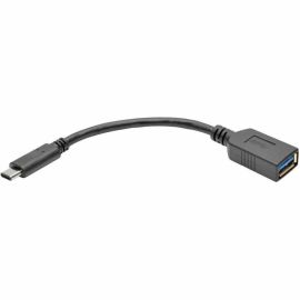 Tripp Lite by Eaton USB-C to USB-A Adapter (M/F) USB 3.2 Gen 1 (5 Gbps) Thunderbolt 3 Compatible 6-in. (15.24 cm)