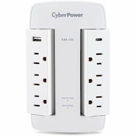 CyberPower CSP600WSURC5 Professional 6 - Outlet Surge with 900 J