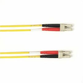 Black Box Colored Fiber OS2 9/125 Singlemode Fiber Optic Patch Cable - OFNP Plenum