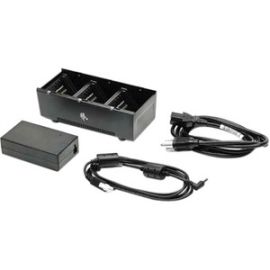 ZEBRA 3 SLOT BATTERY CHARGER; ZQ600/ZQ600 PLUS, QLN AND ZQ500 SERIES; INCLUDES P
