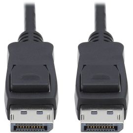 Eaton Tripp Lite Series DisplayPort 1.4 Cable with Latching Connectors, 8K (M/M), Black, 15 ft. (4.57m)