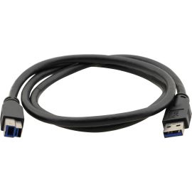 KRAMERS C-USB3/AB IS A SUPERSPEED USB 3.0 TYPE-A MALE TO TYPE-B MALE CABLE USED