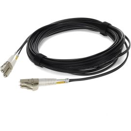 LC M/M PATCH CBL 1M BLACK OM4 RISER FIBER