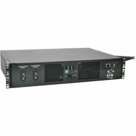 Tripp Lite by Eaton PDU 7.7kW Single-Phase Switched Automatic Transfer Switch PDU Two 200-240V IEC309 32A Blue Inputs 16-C13 2-C19 Outlets 2U TAA